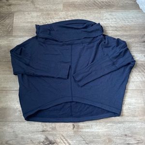 Karma Yoga dropped shoulder cropped sweater